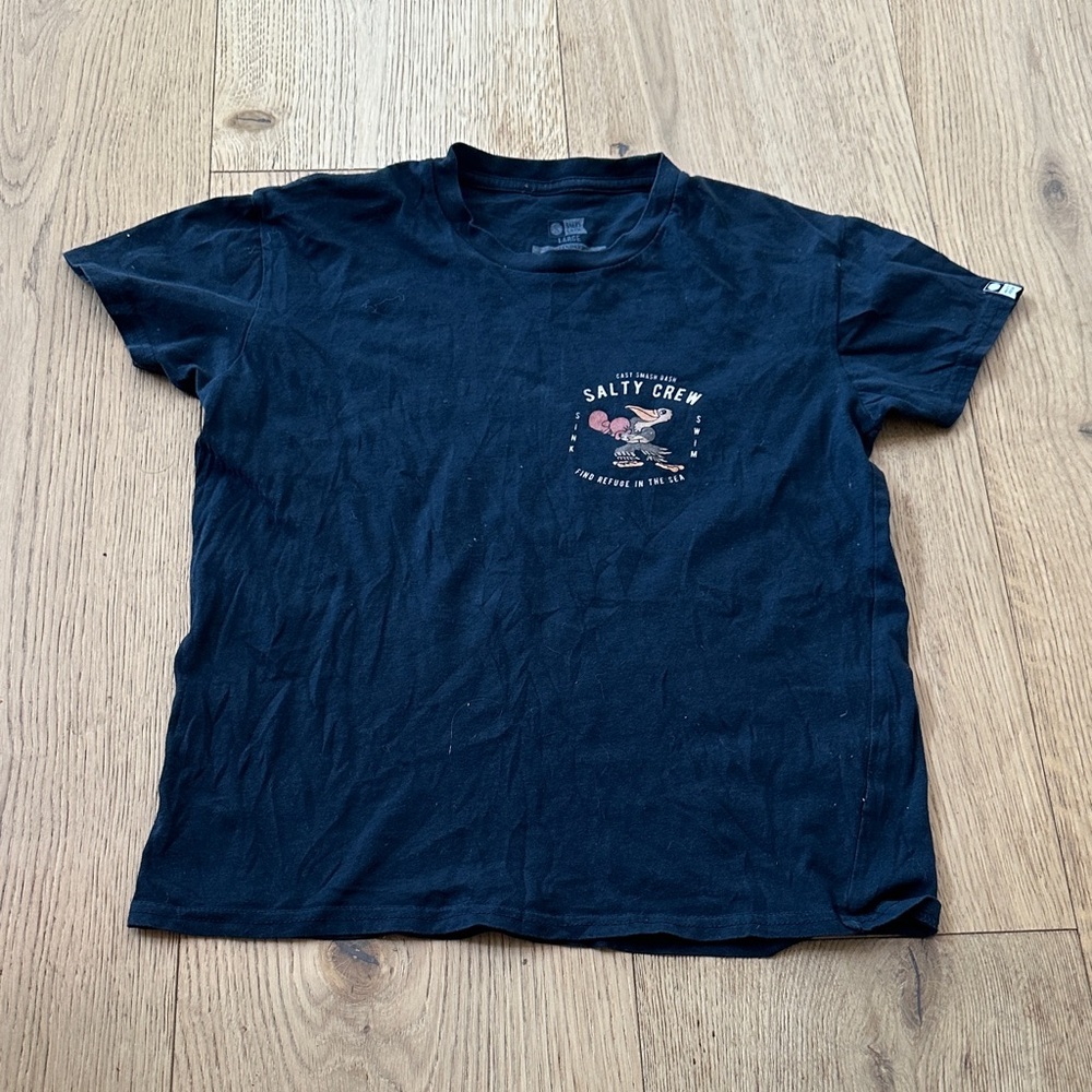 Salty Crew boys navy T-Shirt Large
